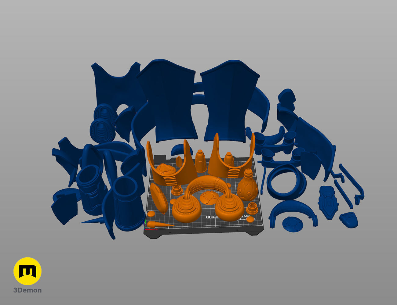 Zam Wesell bundle 3D print model_9