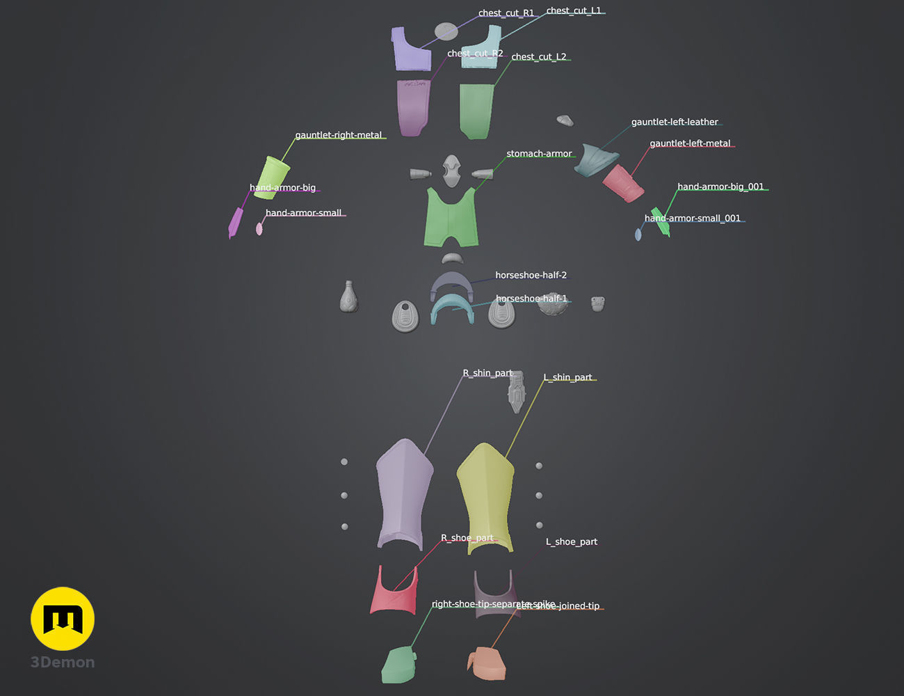 Zam Wesell bundle 3D print model_6