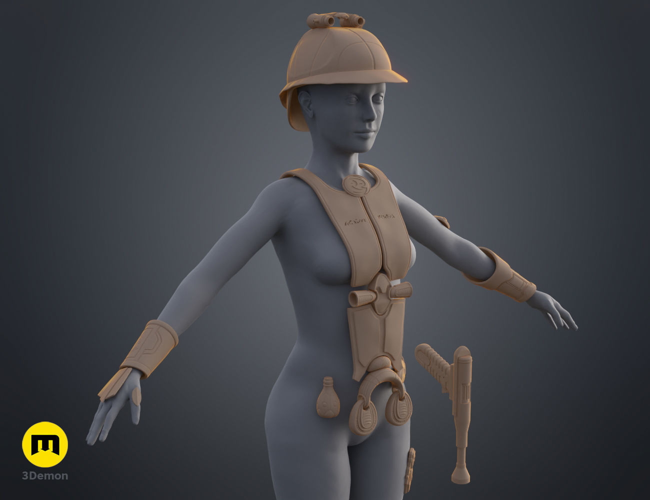 Zam Wesell bundle 3D print model_14