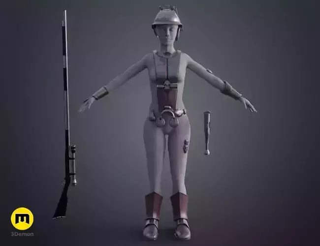 Zam Wesell bundle 3D print model