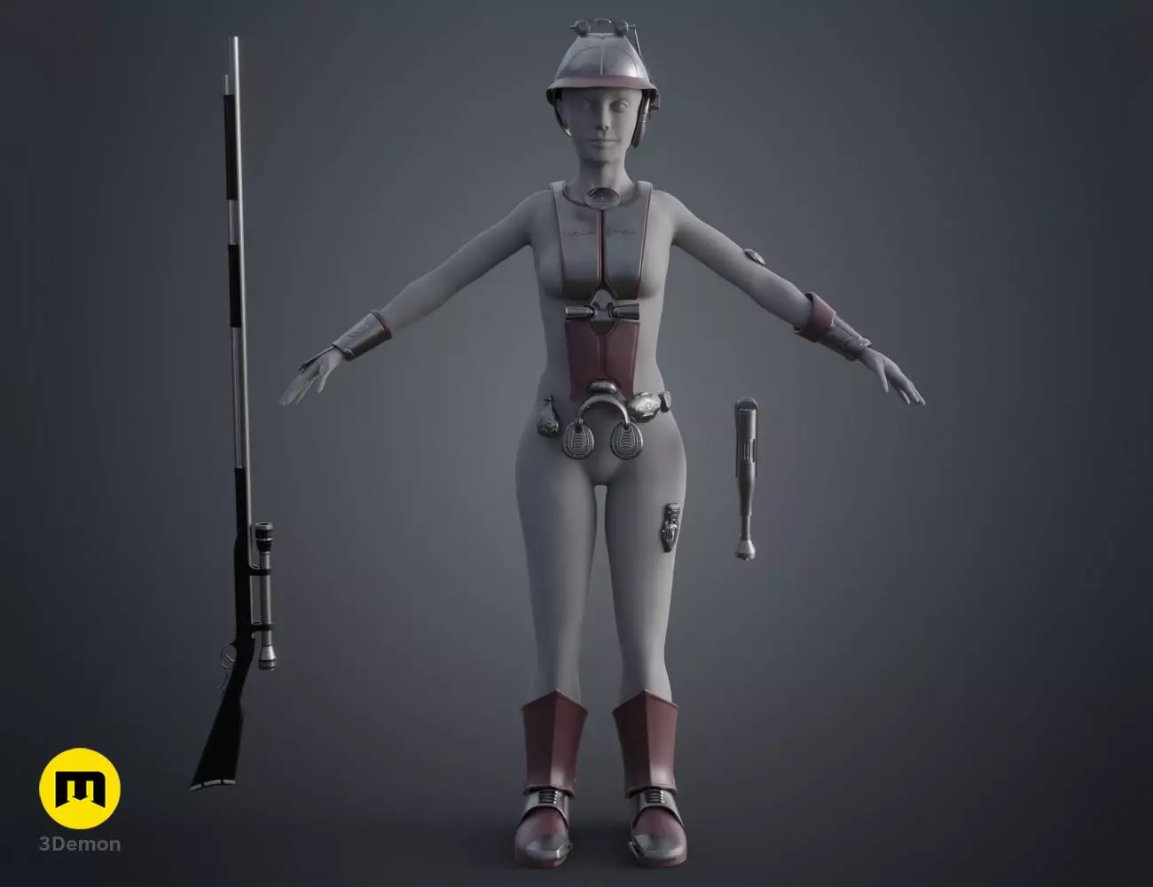 Zam Wesell bundle 3D print model_0