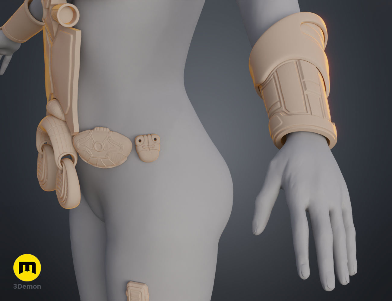 Zam Wesell bundle 3D print model_16