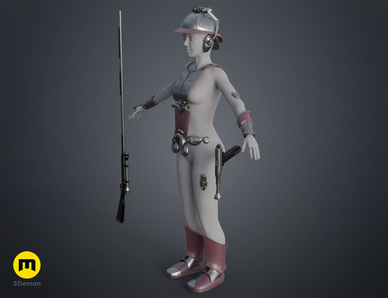 Zam Wesell bundle 3D print model_1