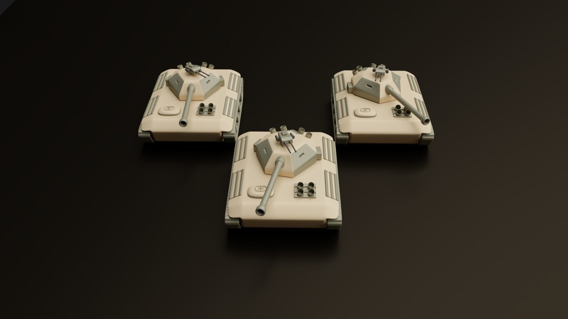 Army vehicles  Low-poly 3D model_3