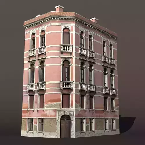 Venice Building 147 Low-poly 3D model
