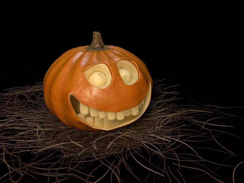 Halloween pumpkin 3D model