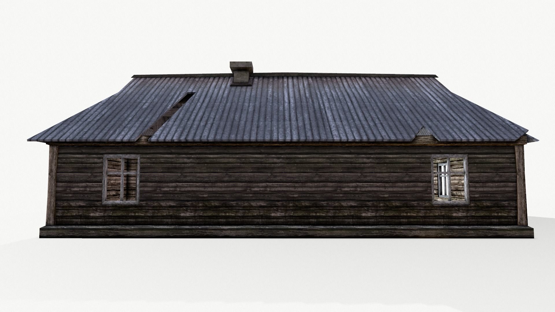 Odl House 08 Low-poly 3D model_13