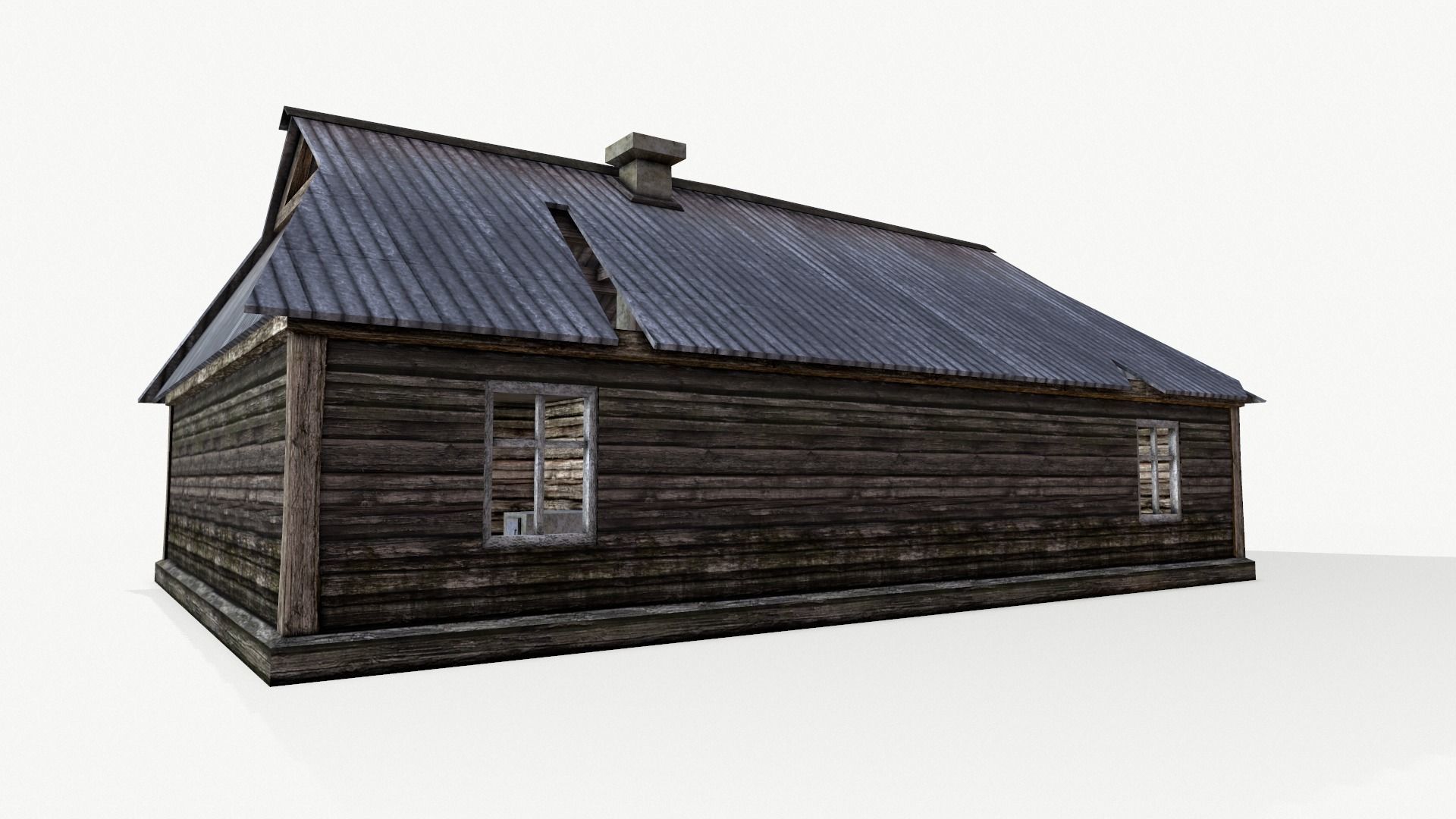 Odl House 08 Low-poly 3D model_12