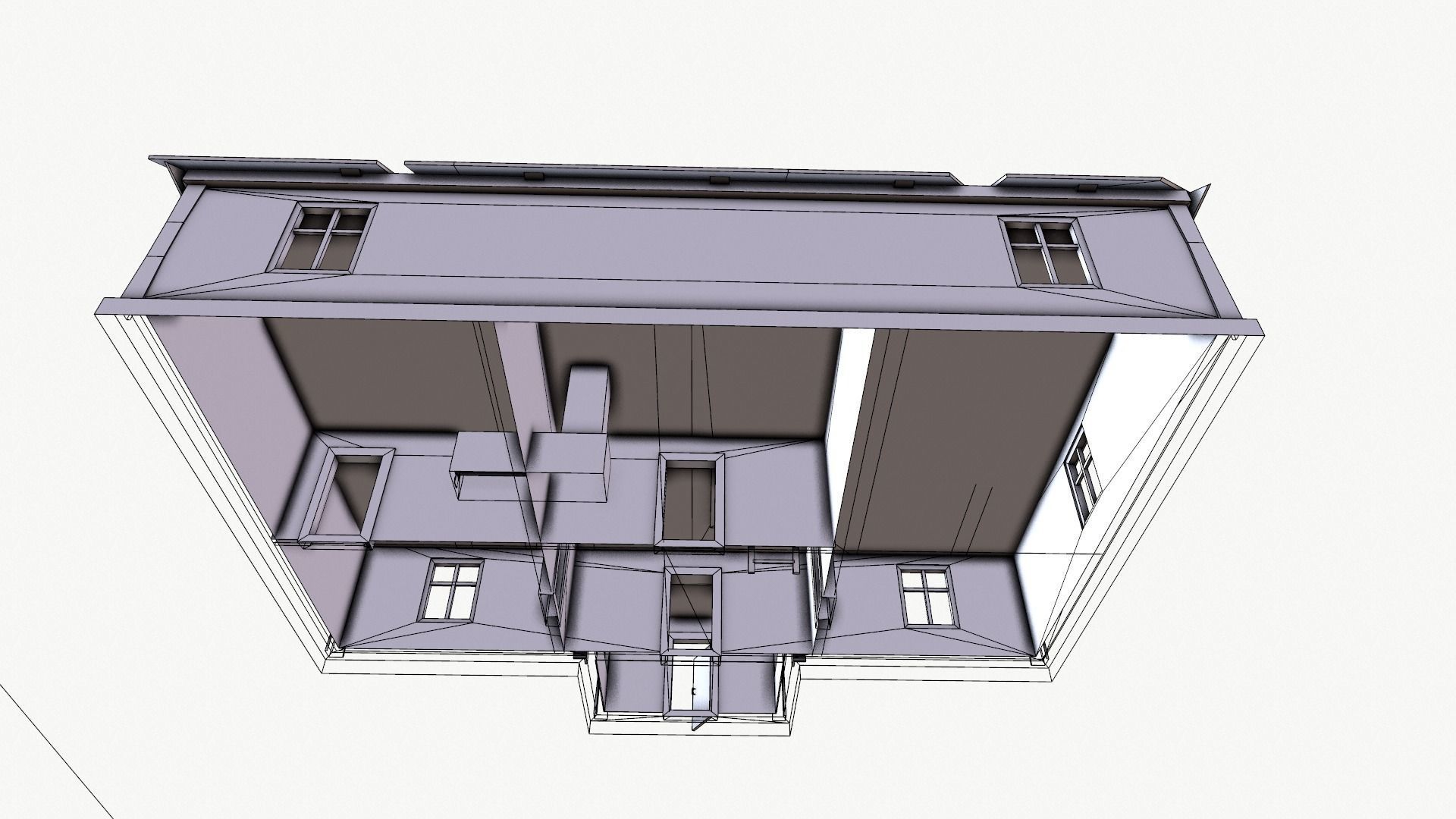 Odl House 08 Low-poly 3D model_41