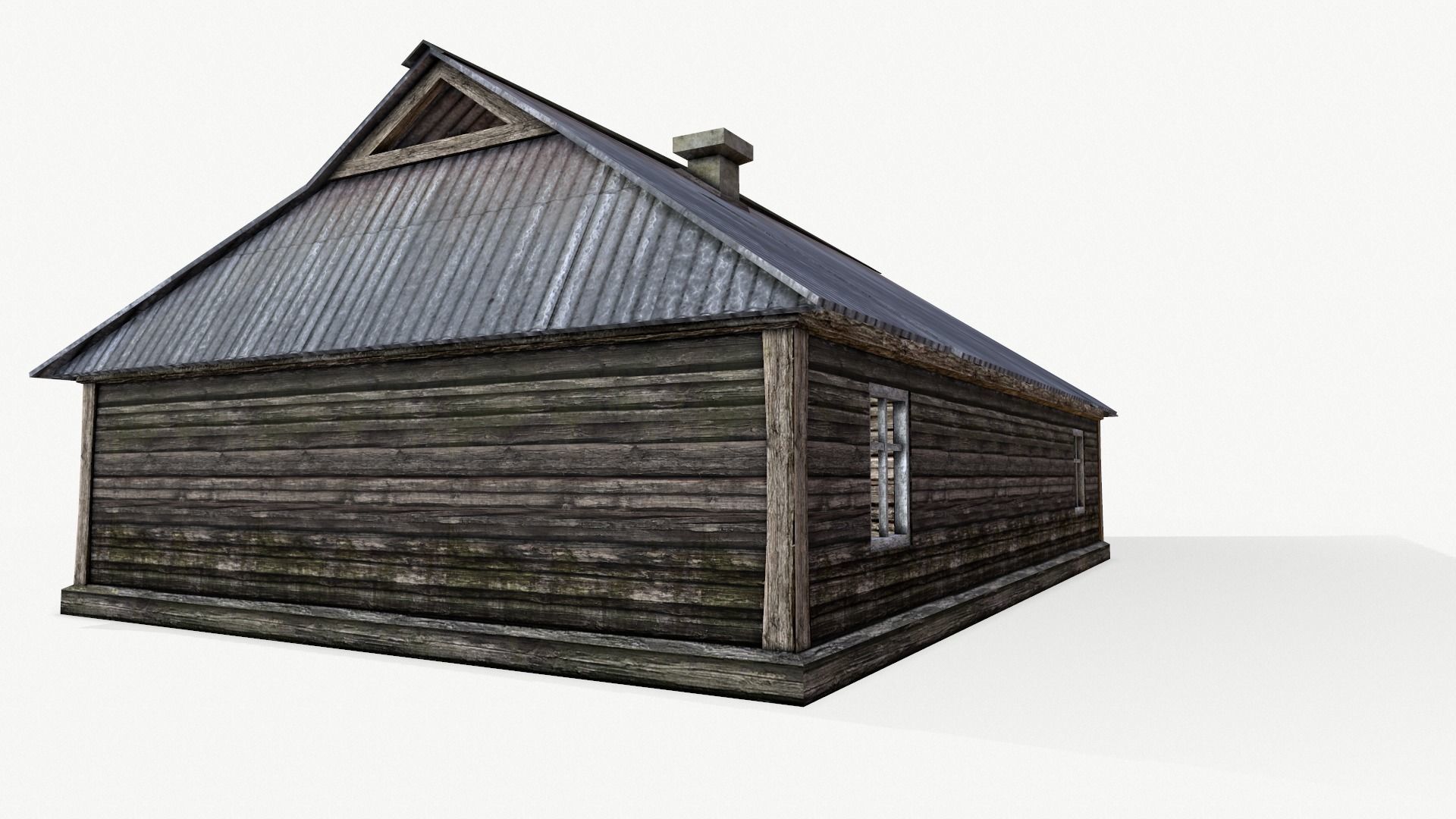 Odl House 08 Low-poly 3D model_11