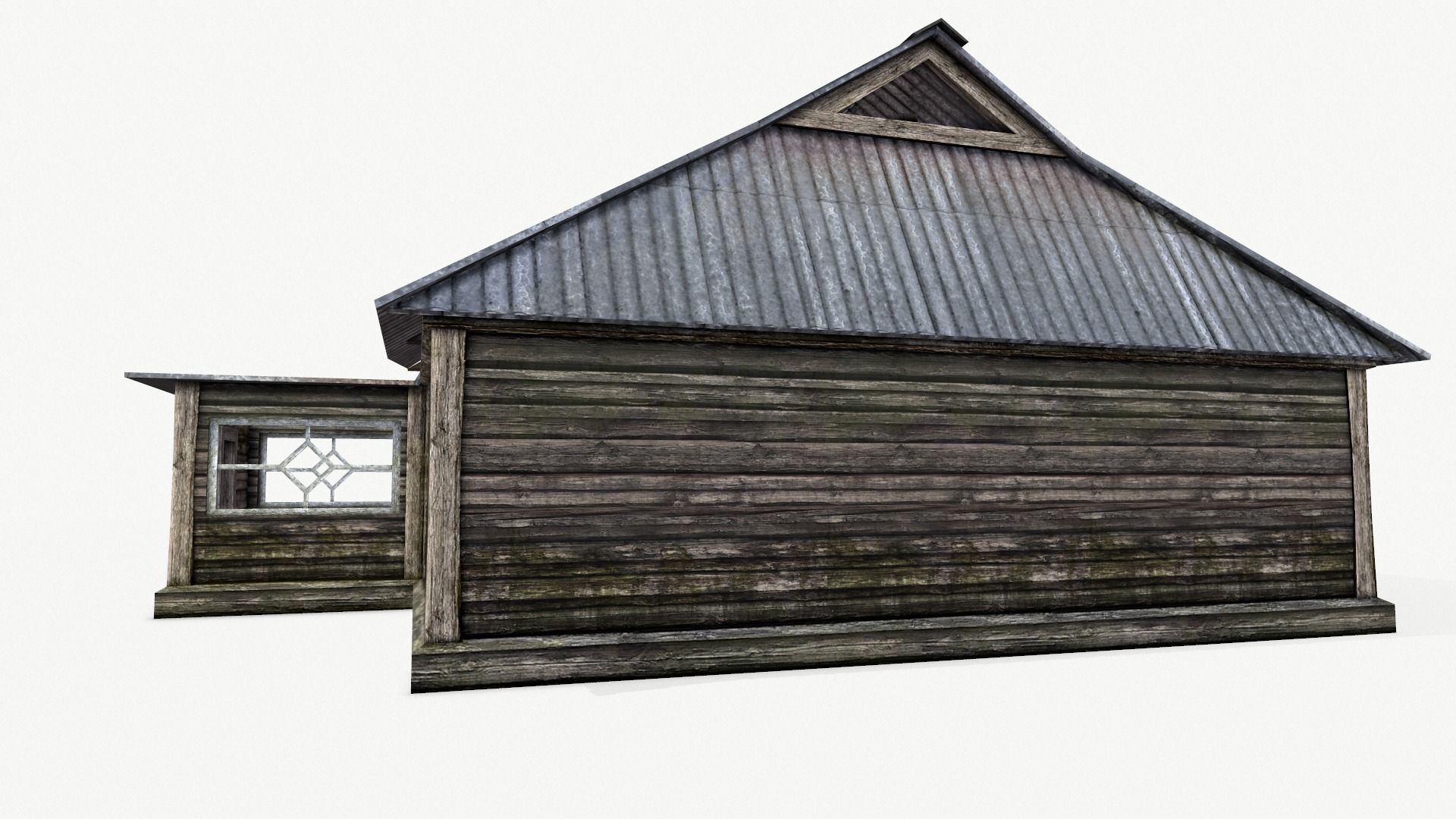 Odl House 08 Low-poly 3D model_9