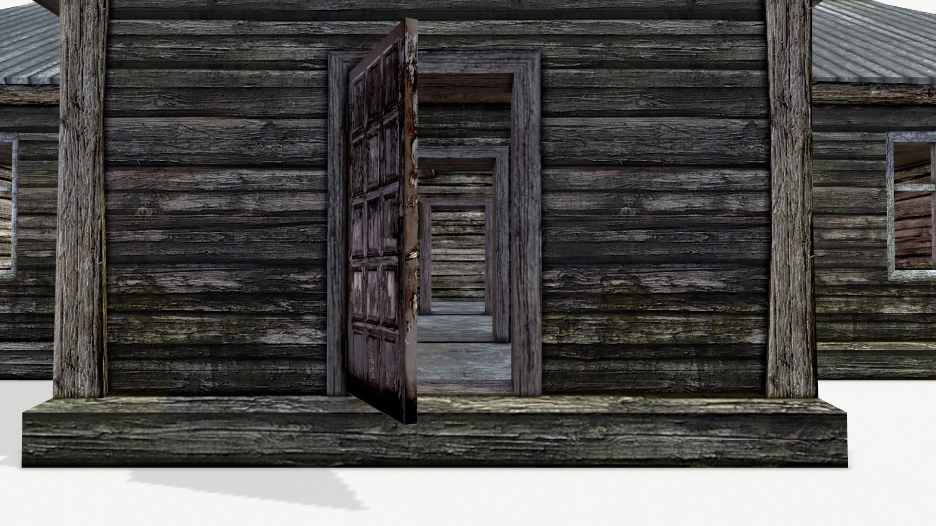 Odl House 08 Low-poly 3D model_27