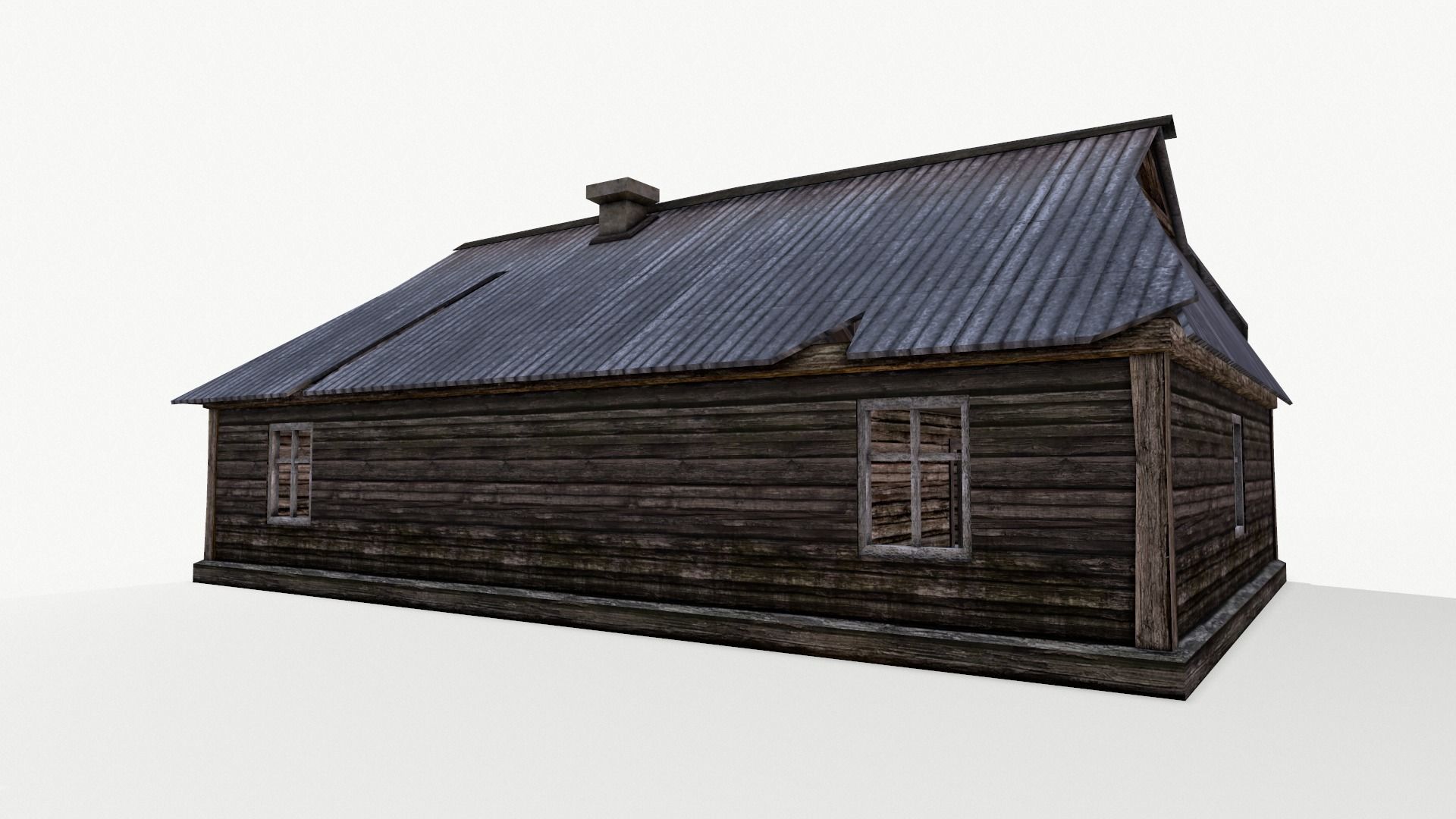 Odl House 08 Low-poly 3D model_15