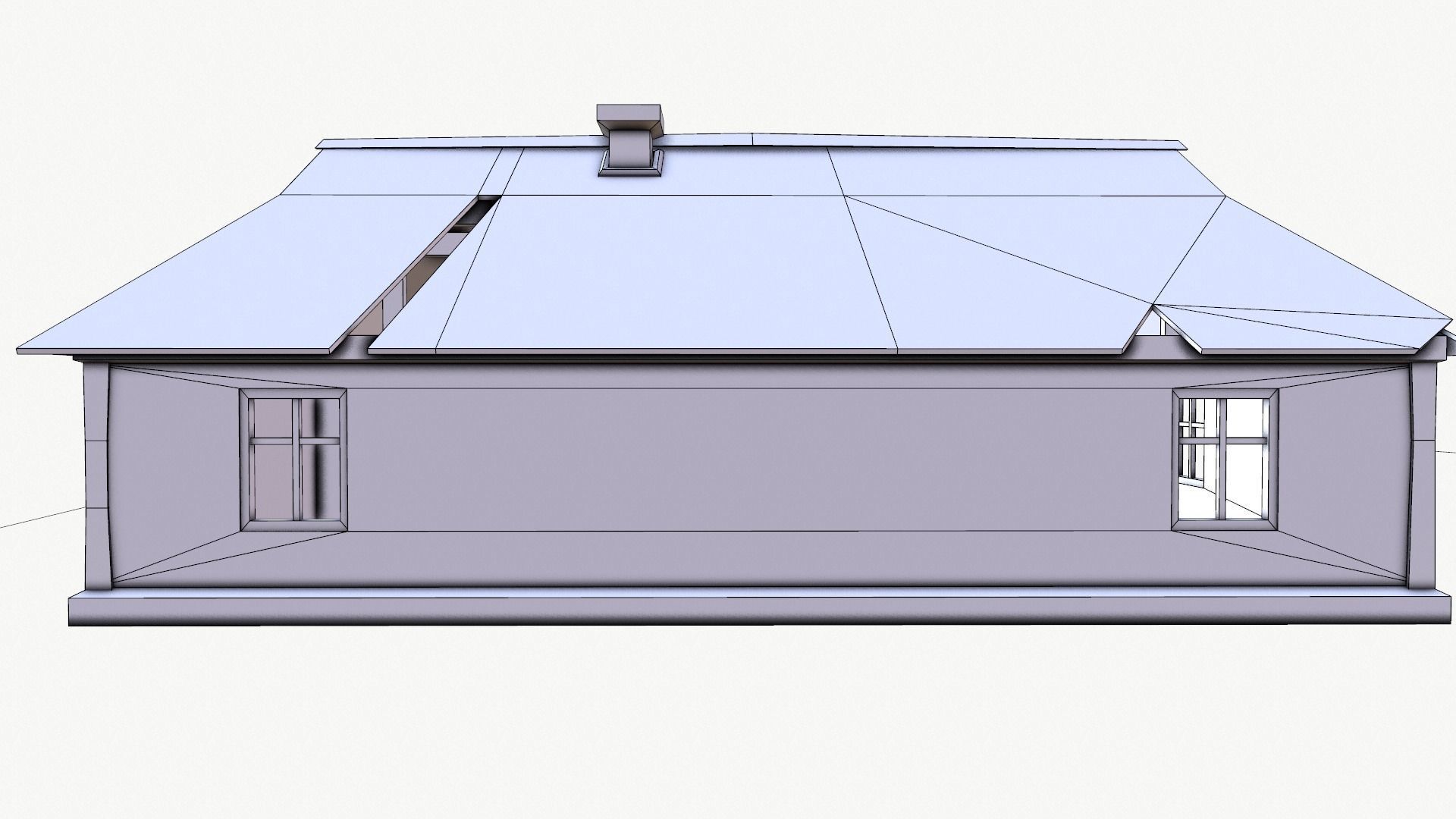 Odl House 08 Low-poly 3D model_33