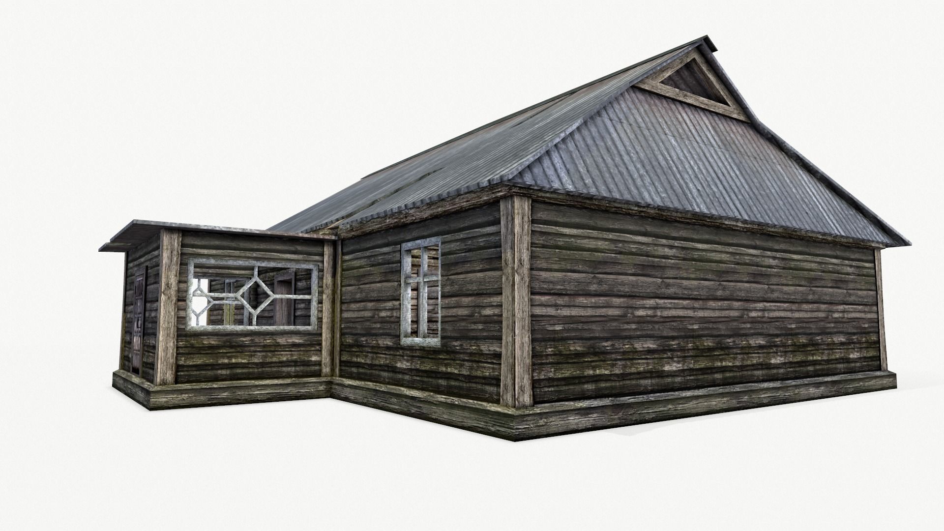 Odl House 08 Low-poly 3D model_8