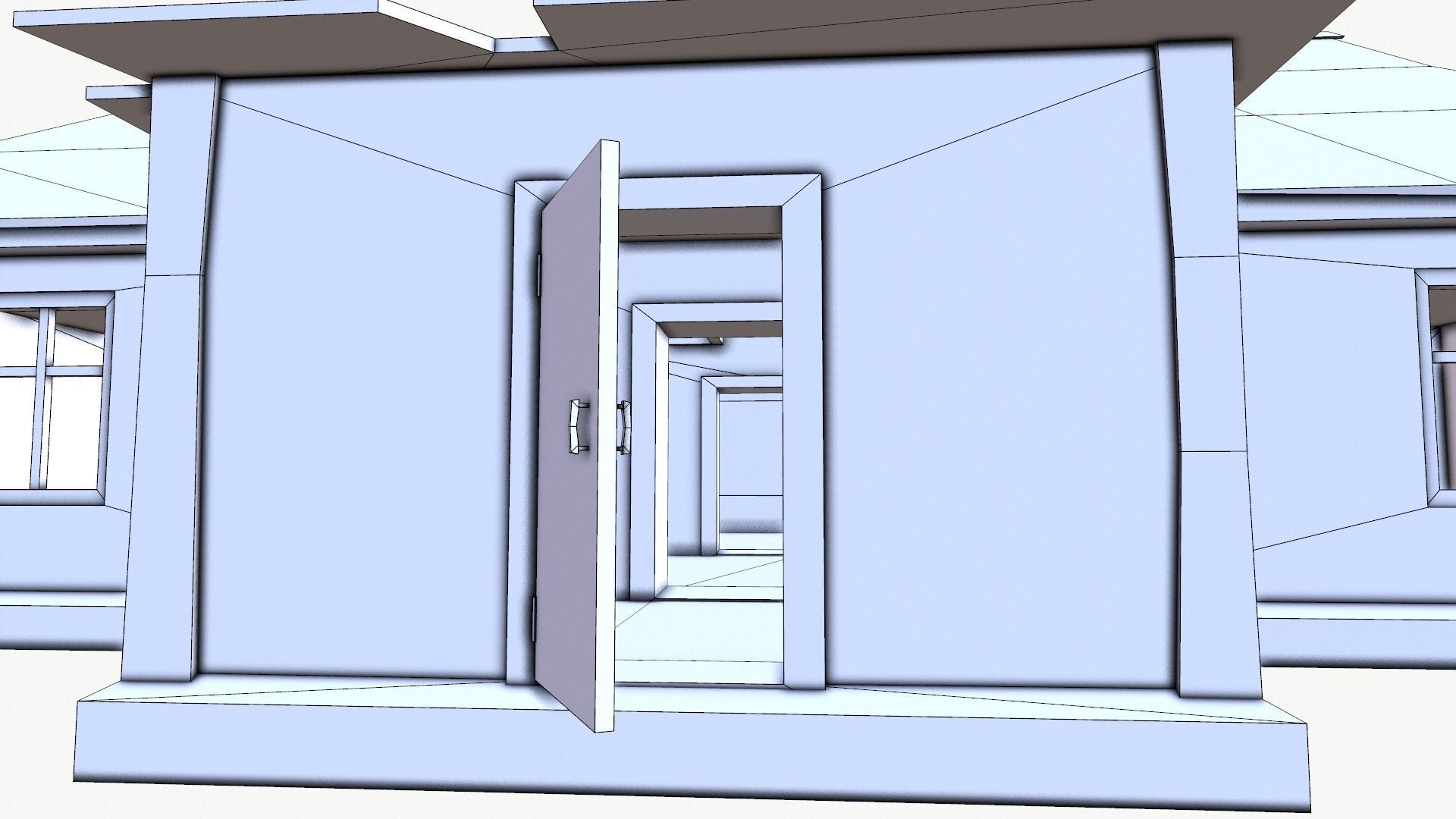 Odl House 08 Low-poly 3D model_37