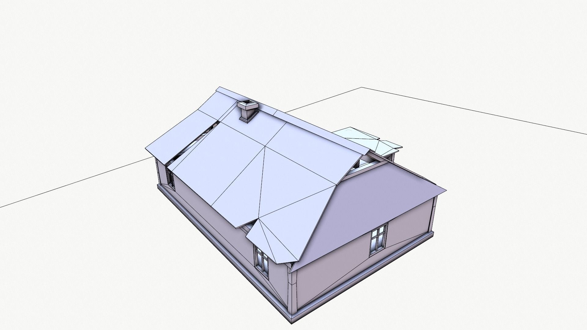 Odl House 08 Low-poly 3D model_42
