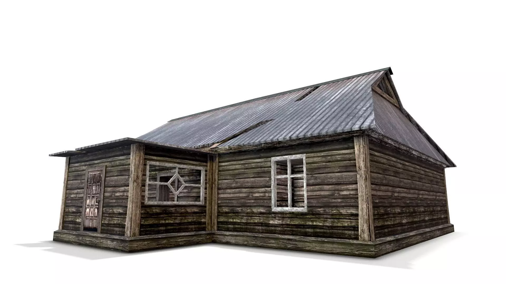 Odl House 08 Low-poly 3D model_0