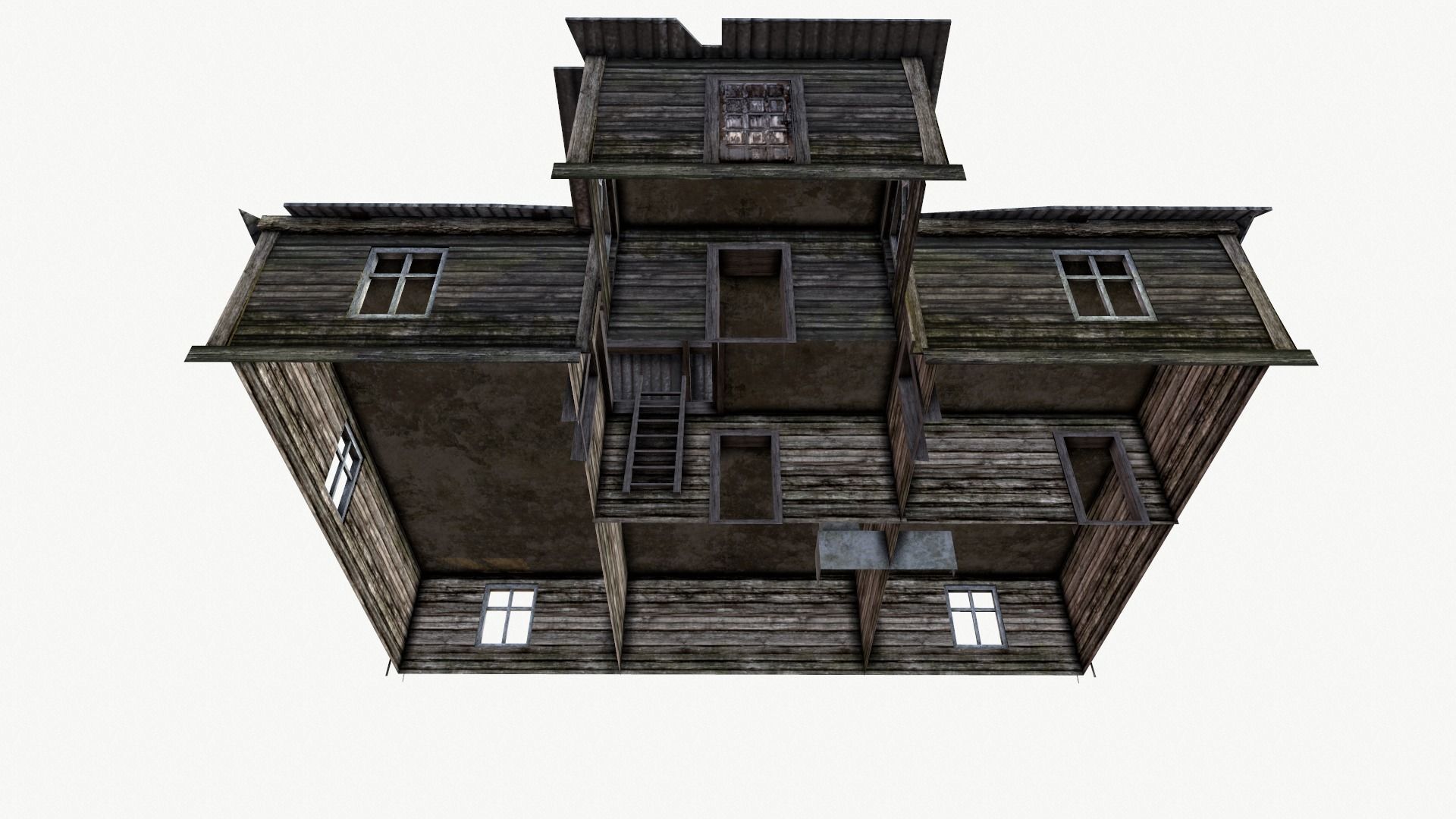 Odl House 08 Low-poly 3D model_19