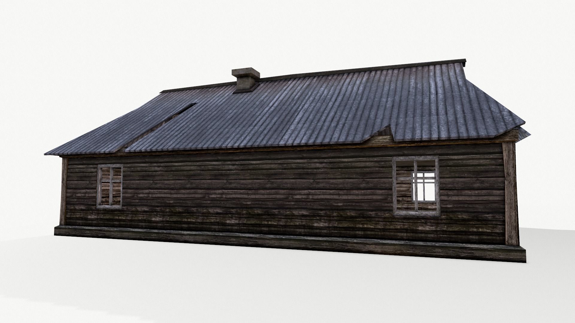 Odl House 08 Low-poly 3D model_14