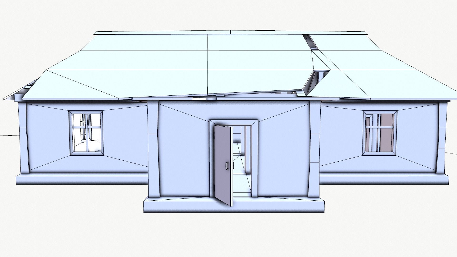 Odl House 08 Low-poly 3D model_29