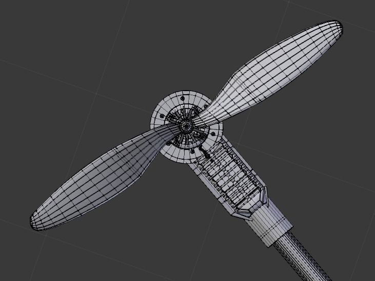 drone hexacopter  3D model_28