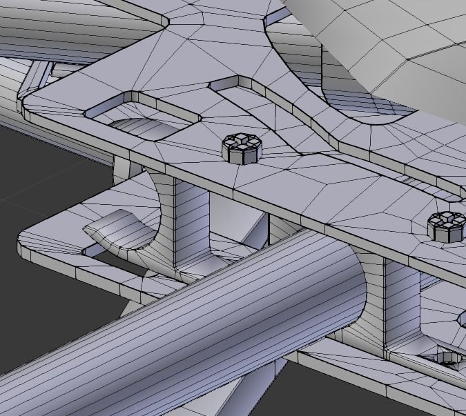 drone hexacopter  3D model_29