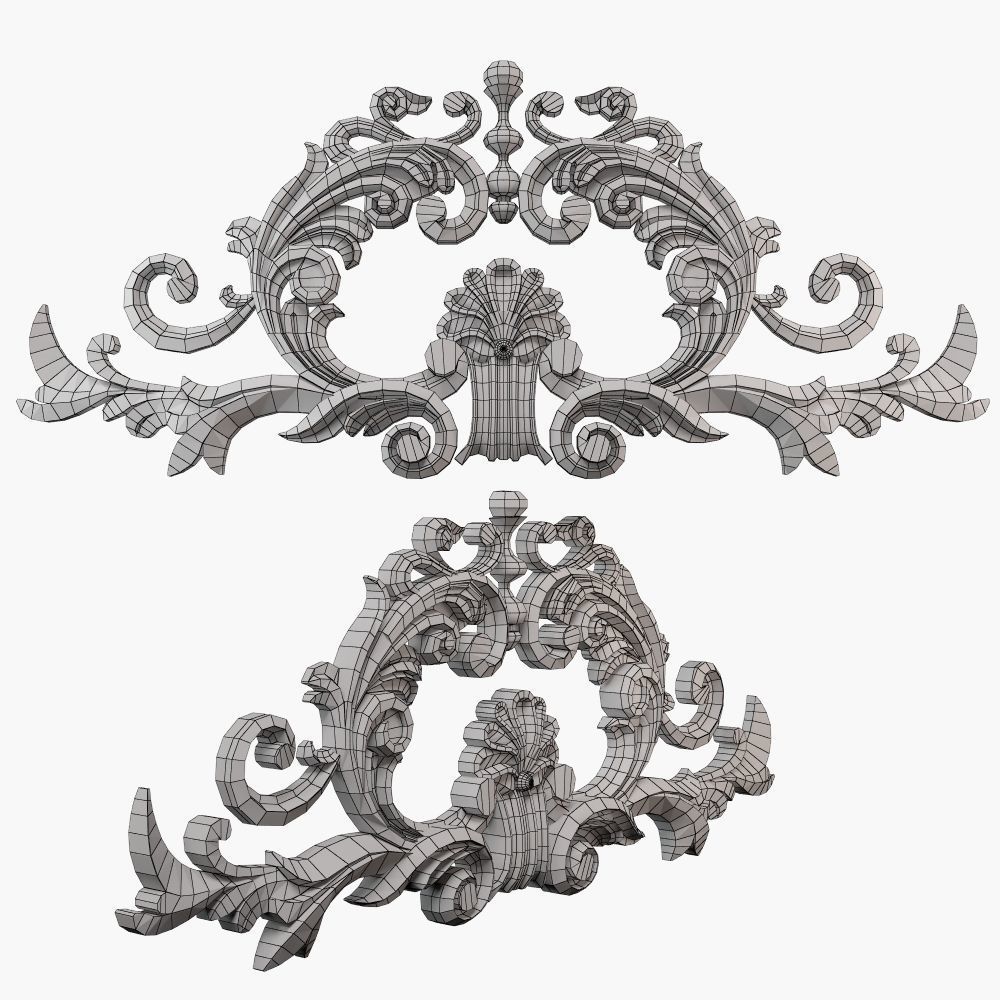 Central Decor  3D model_3