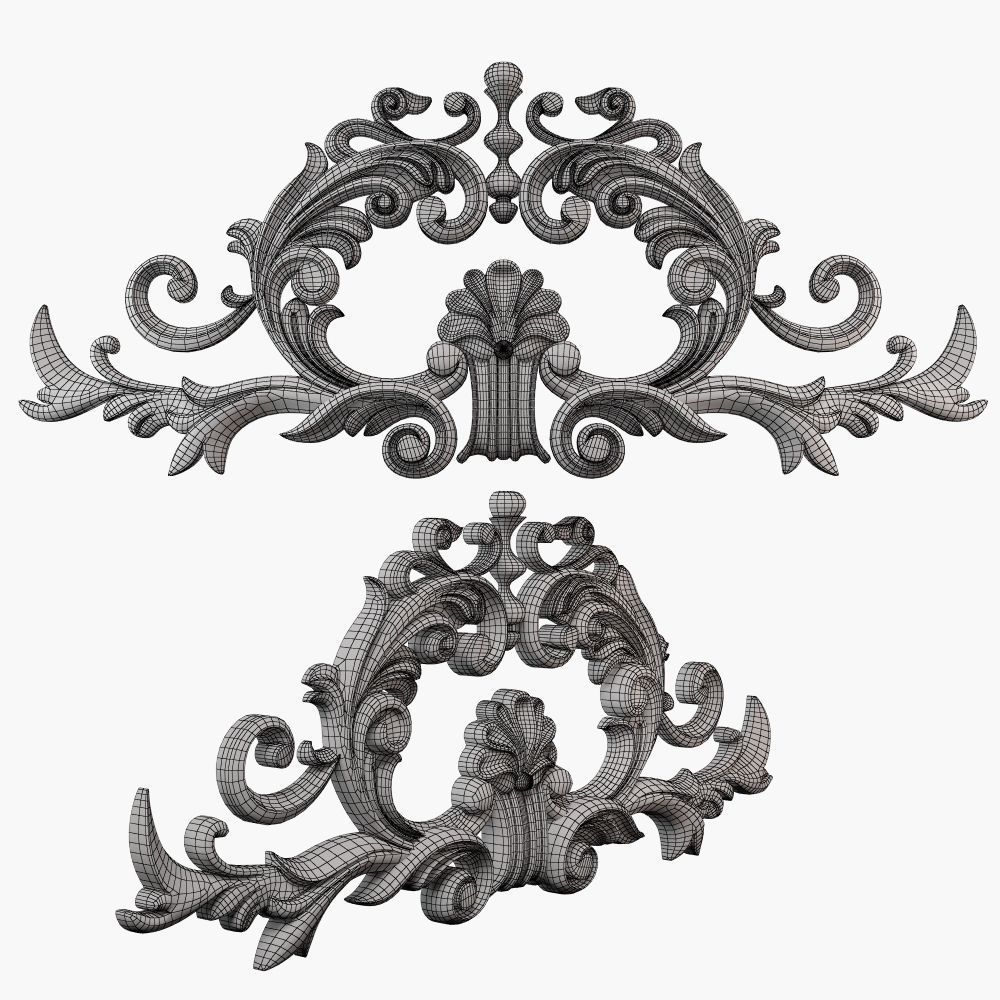 Central Decor  3D model_2