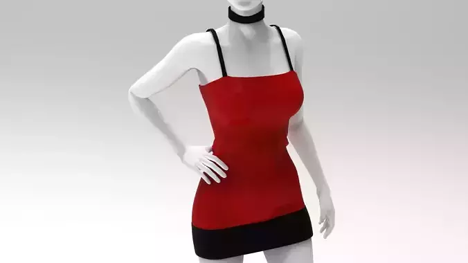 FREE Woman Dress - Marvelous Designer - Project File