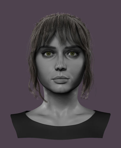 ana de armas likenes skulpt 3D model