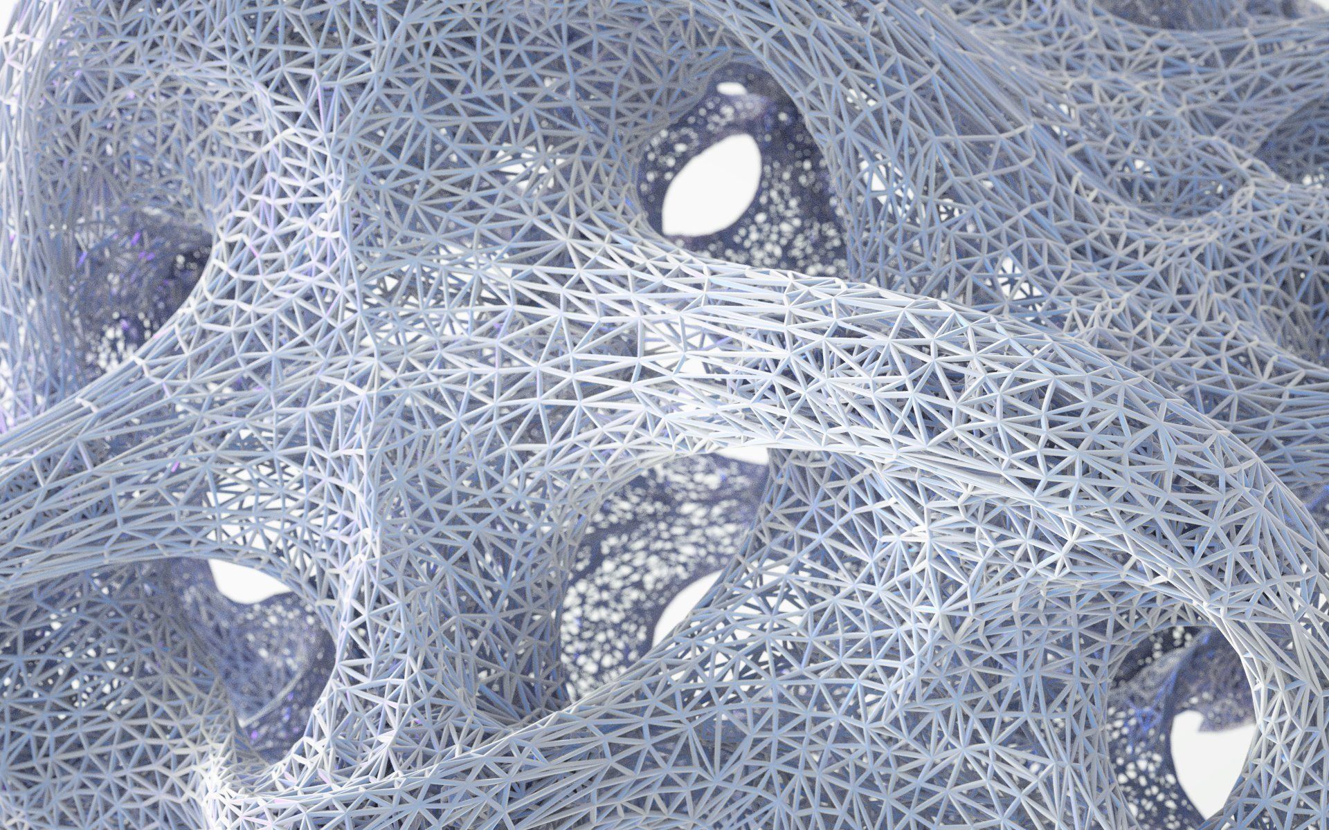 Superstructure Abstract Sculpture 3D model_6