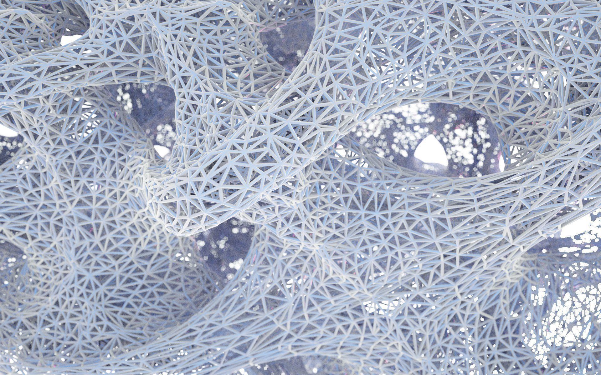 Superstructure Abstract Sculpture 3D model_4