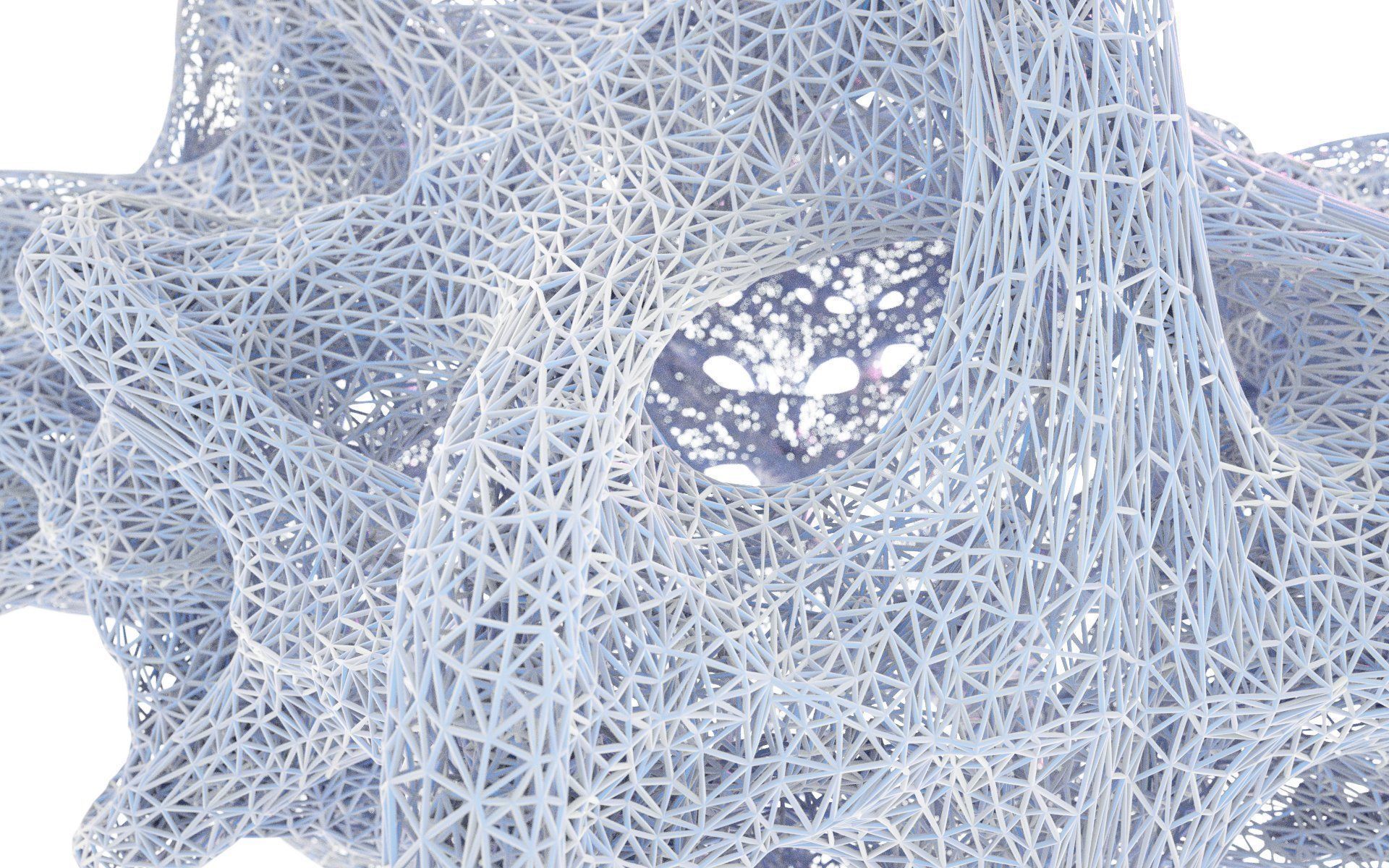 Superstructure Abstract Sculpture 3D model_3