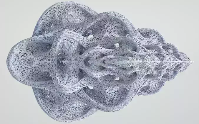 Superstructure Abstract Sculpture 3D model