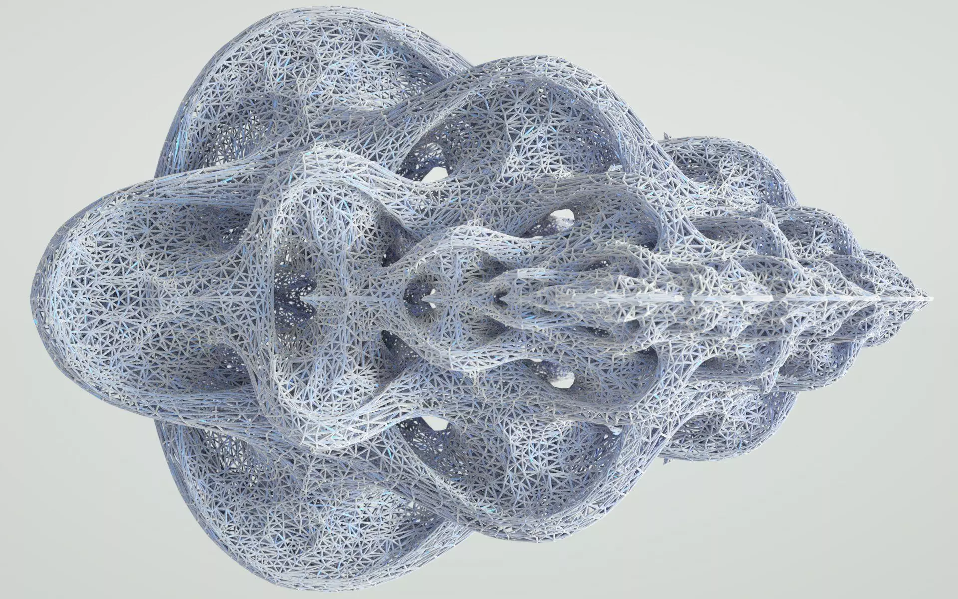 Superstructure Abstract Sculpture 3D model_0