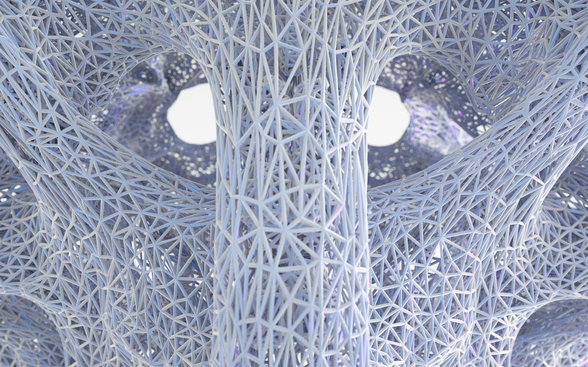 Superstructure Abstract Sculpture 3D model_7