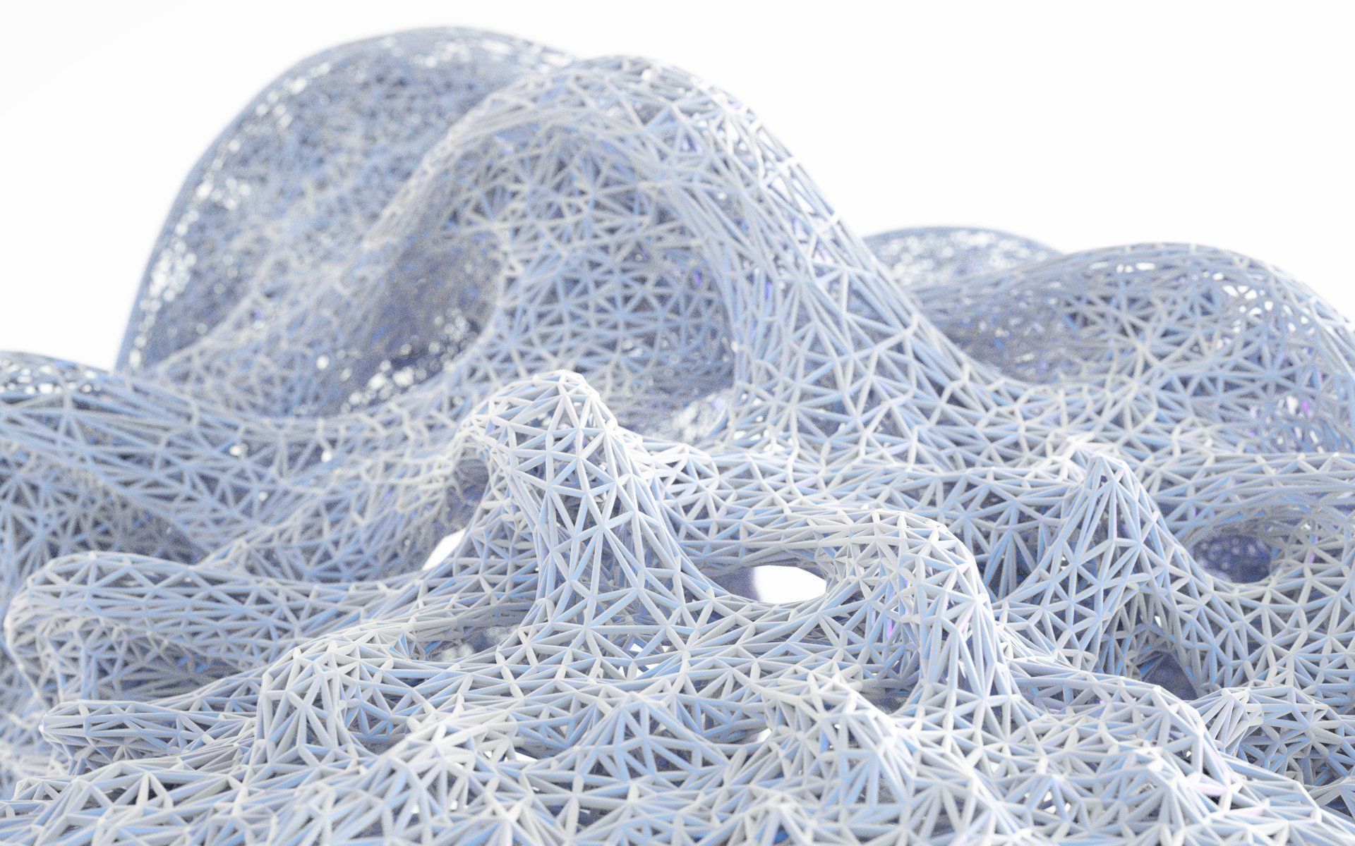 Superstructure Abstract Sculpture 3D model_2