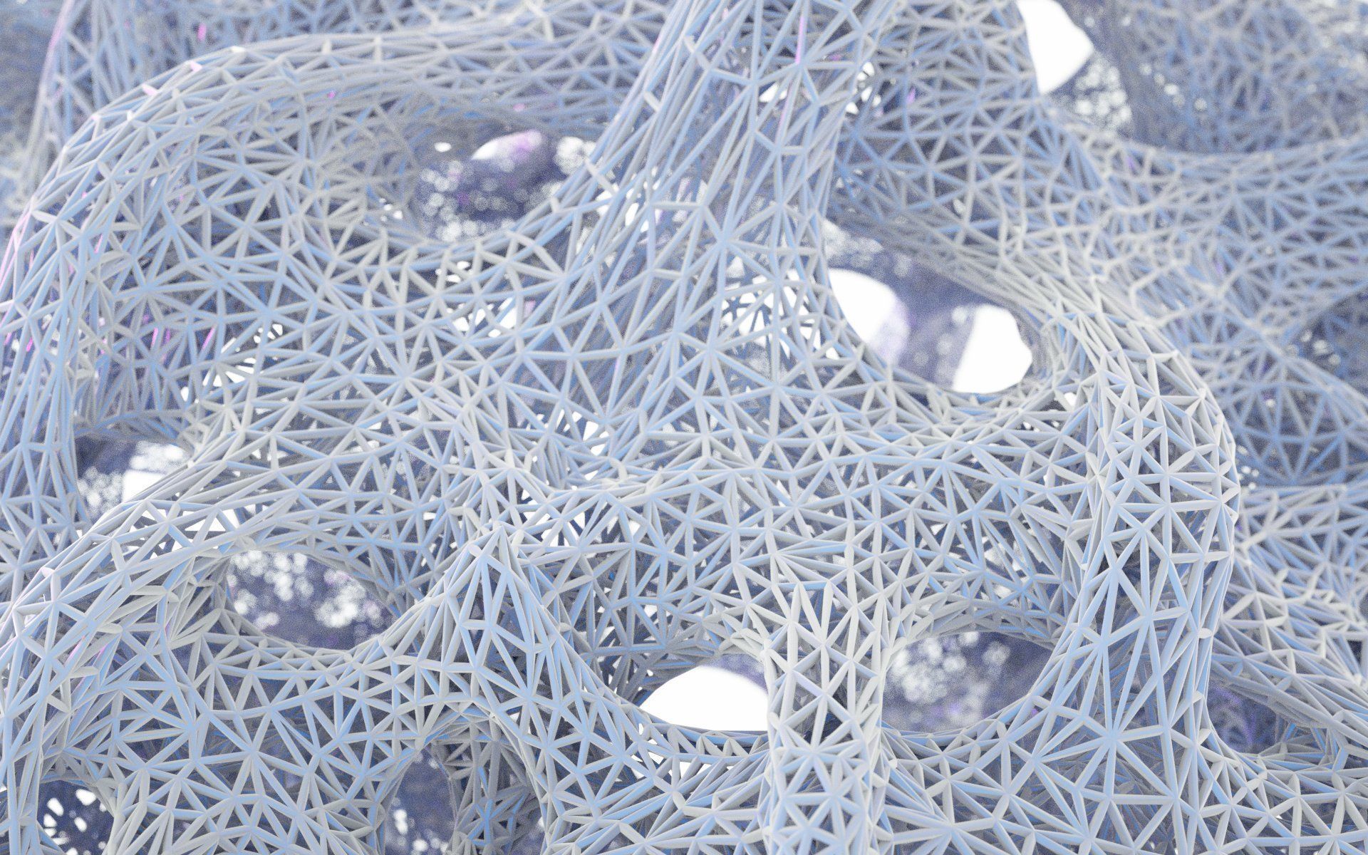 Superstructure Abstract Sculpture 3D model_5