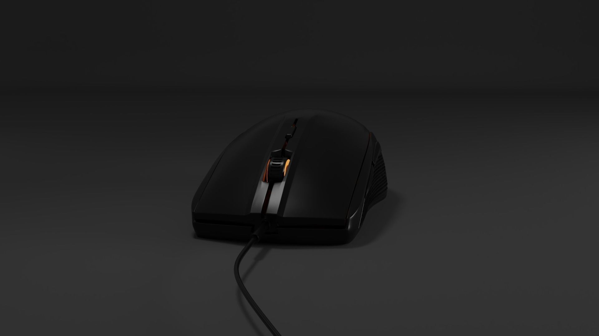 Mouse Steelseries Sensei R100 Fan Art 3D model_3