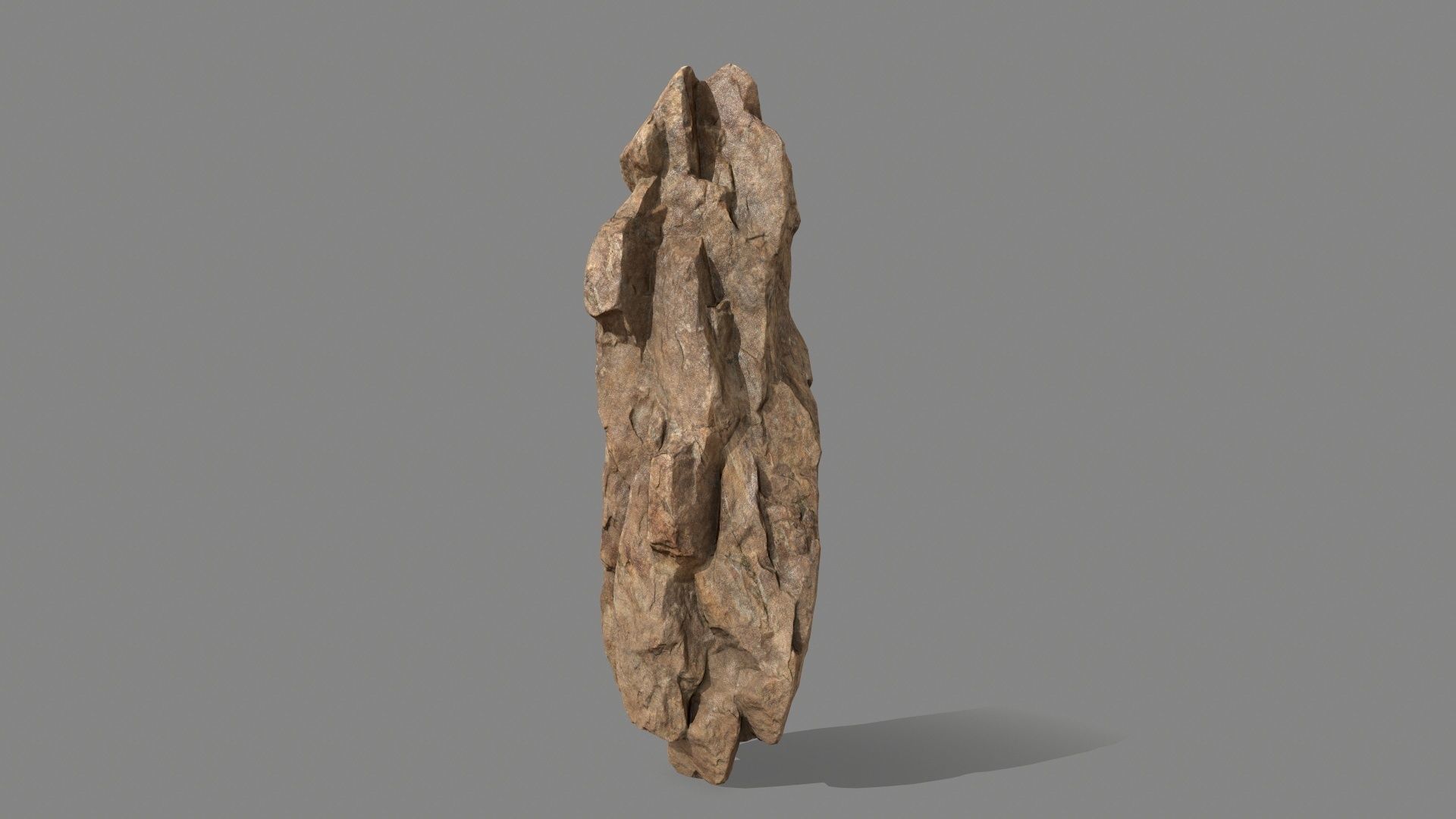 desert rocks  Low-poly 3D model_3