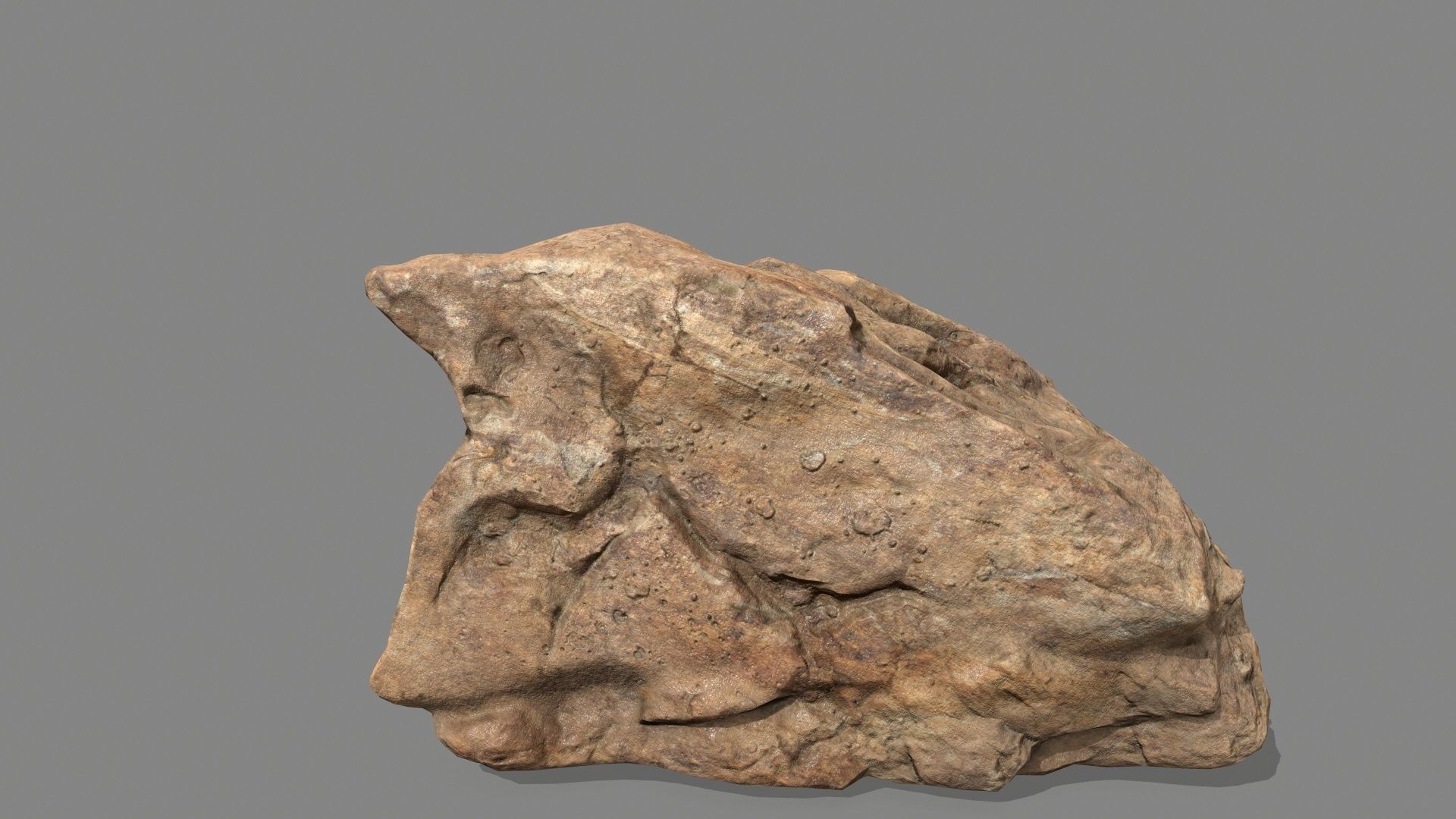 desert rocks  Low-poly 3D model_21