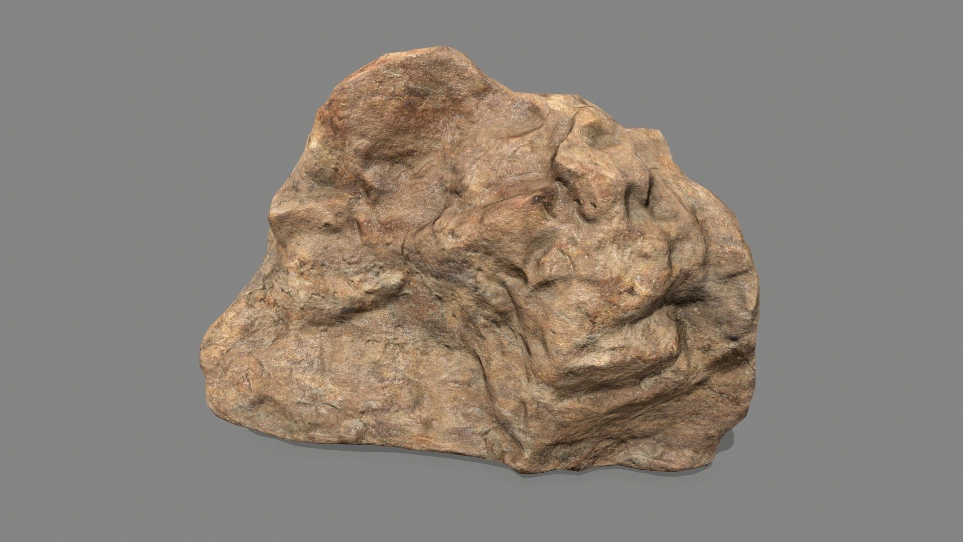 desert rocks  Low-poly 3D model_18