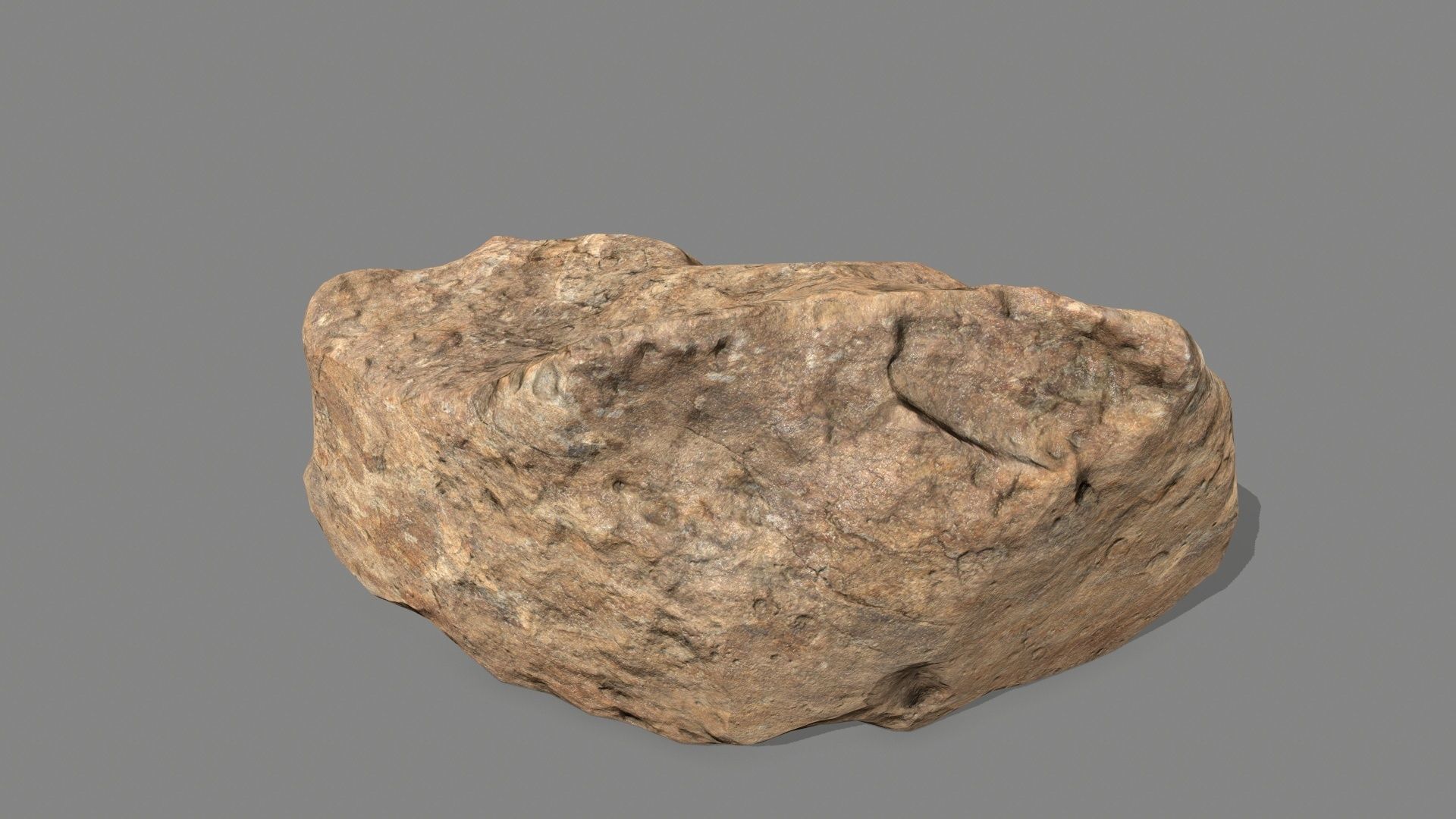 desert rocks  Low-poly 3D model_11