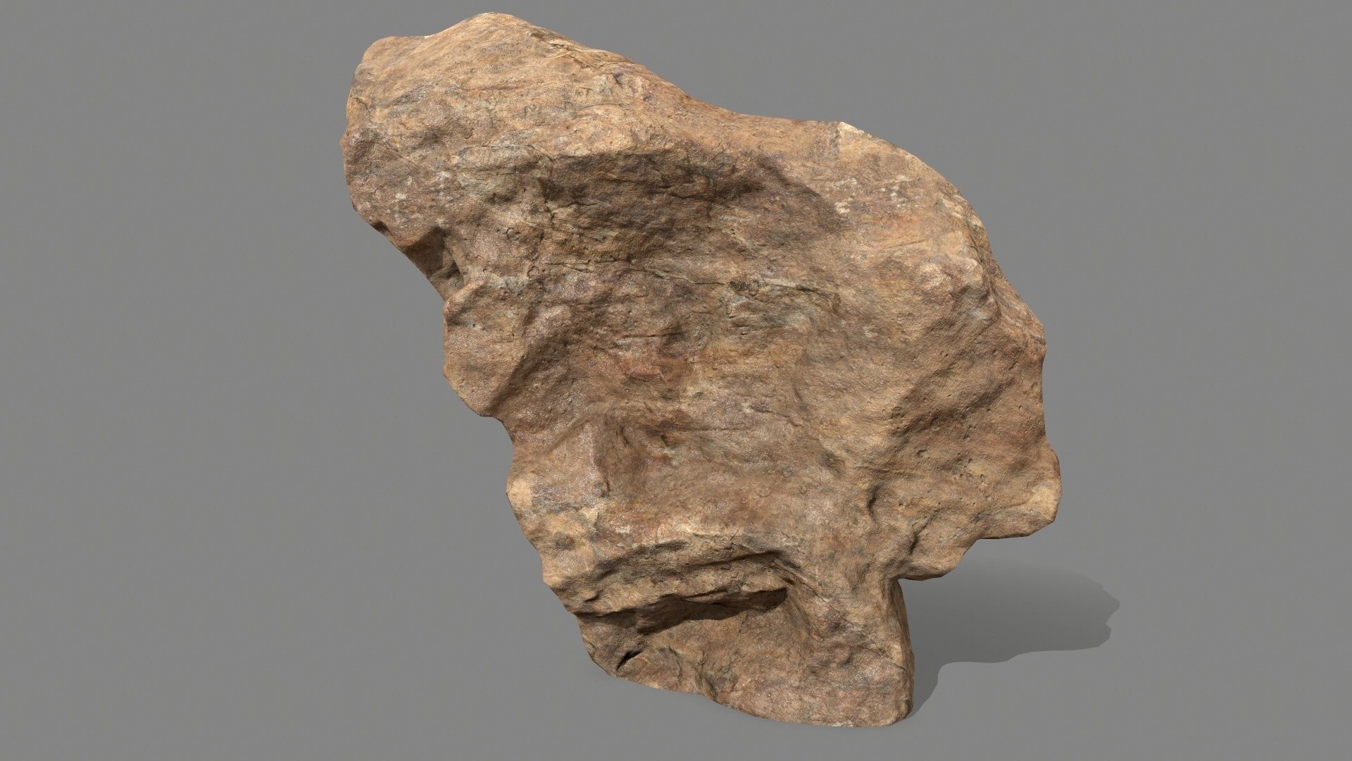 desert rocks  Low-poly 3D model_8