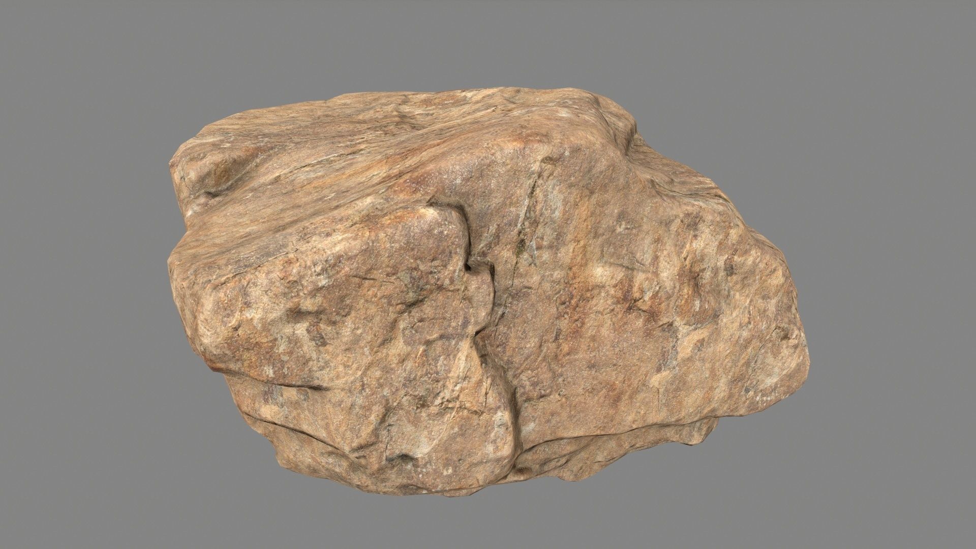 desert rocks  Low-poly 3D model_27