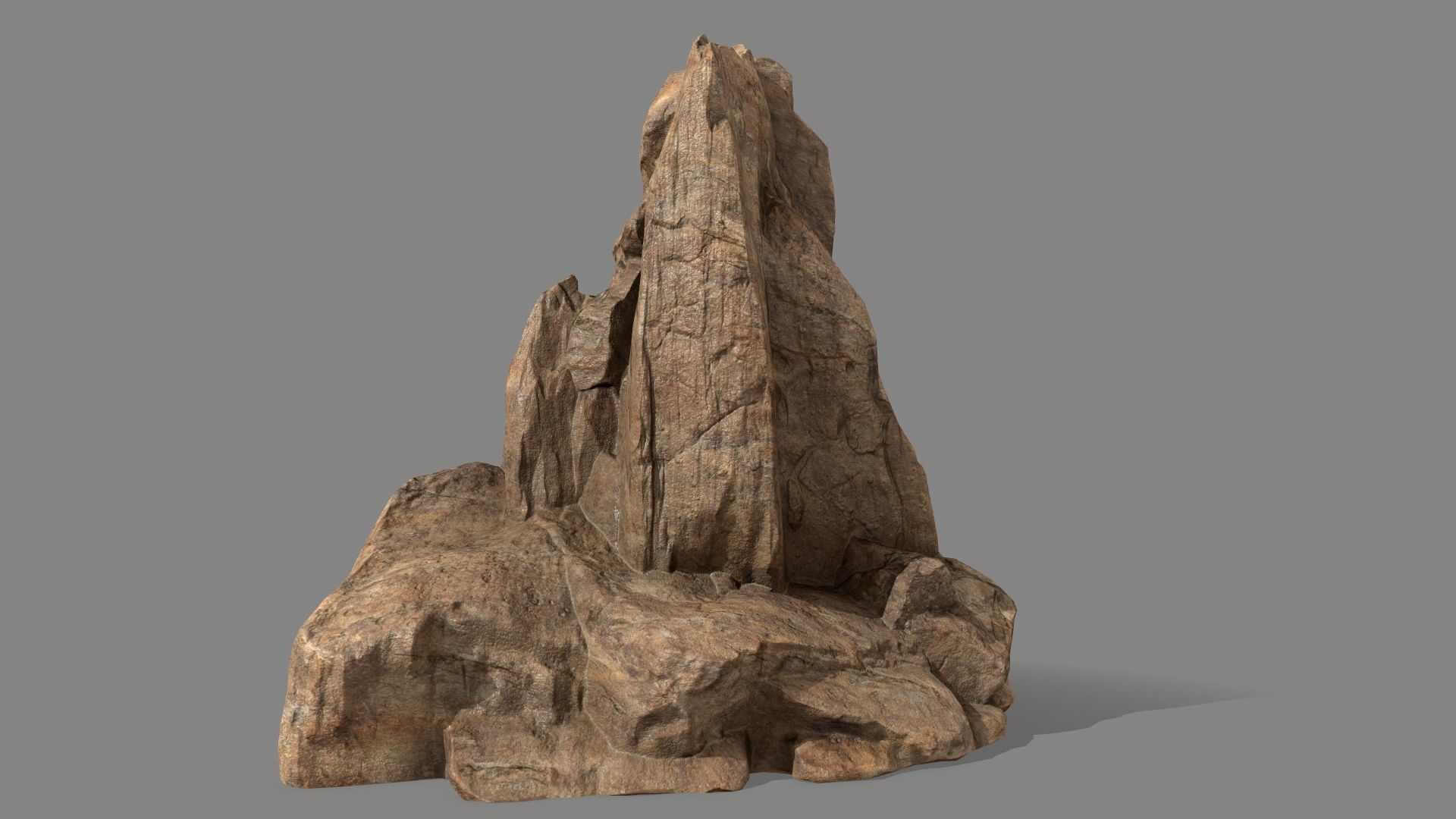 desert rocks  Low-poly 3D model_24