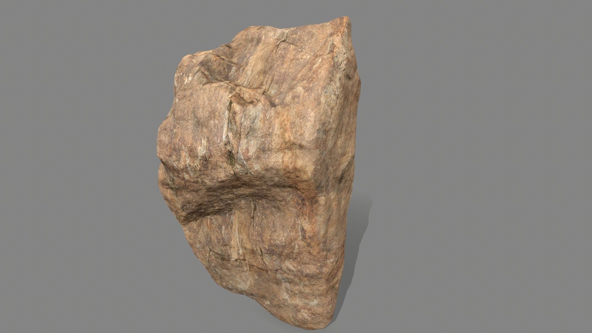 desert rocks  Low-poly 3D model_17