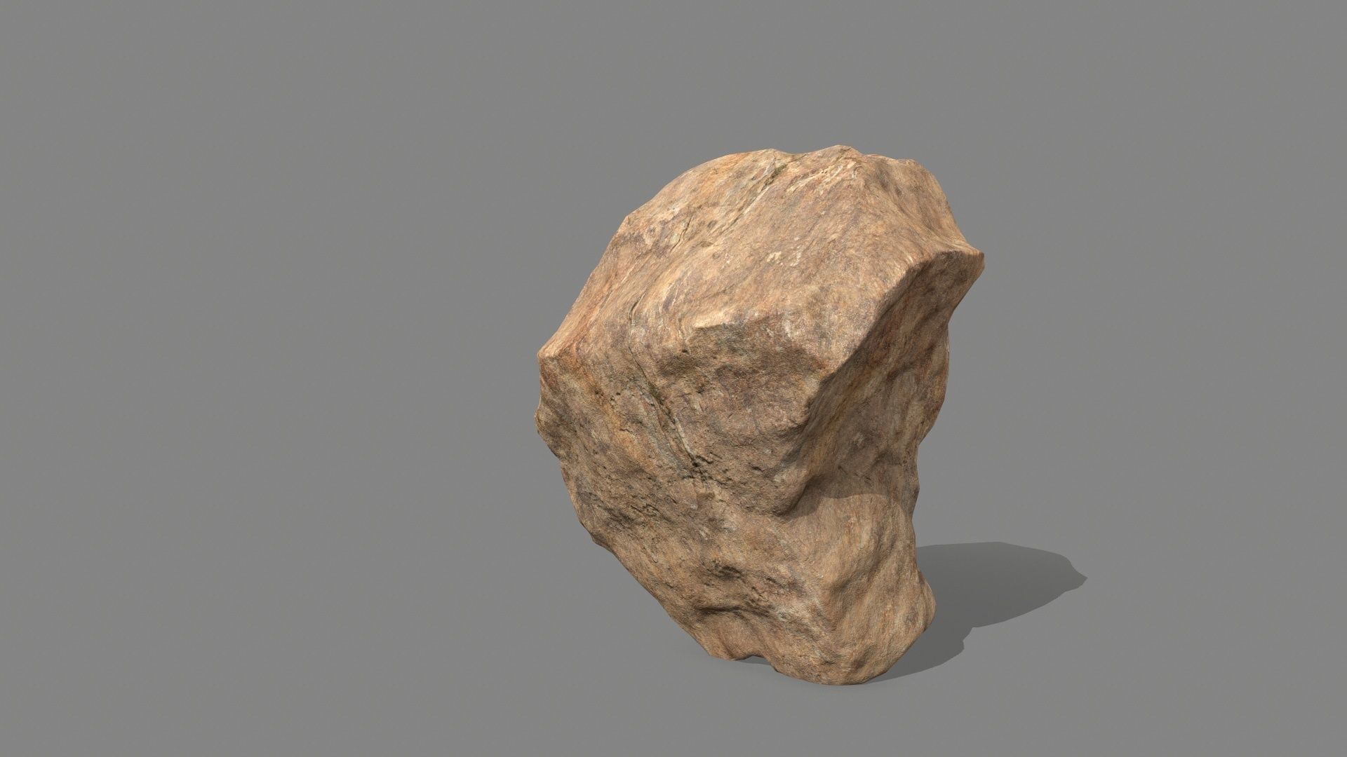 desert rocks  Low-poly 3D model_20