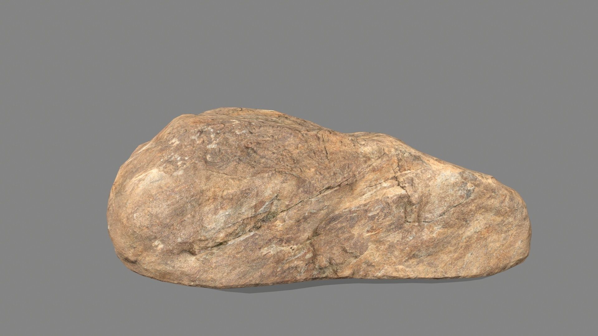 desert rocks  Low-poly 3D model_14